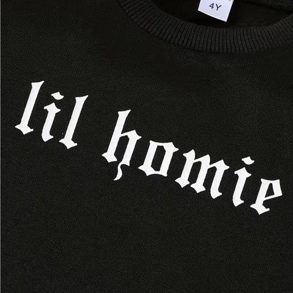 Li’l Homie Graphic Design Sweatshirt - Picture 2 of 4